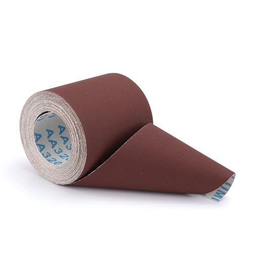 Schleifpapier Rolle 110 mm x 10 m für Holz und Wände, fein Schleifpapier, Körnung 320 Schleifpapier Rolle 110 mm x 10 m für Holz und Wände, fein Schleifpapier, Körnung 320 von Ndjiloik