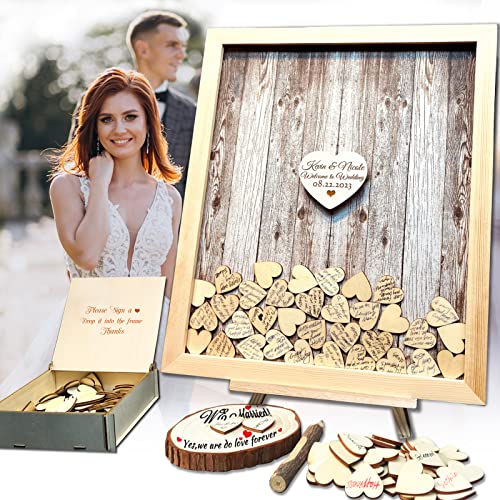 Hochzeit Gästebuch Alternative Stiftschild Drop Top Holzrahmen für Babyparty Geburtstag Party Dekoration 120 Herzen Hochzeit Gästebuch Alternative Stiftschild Drop Top Holzrahmen für Babyparty Geburtstag Party Dekoration 120 Herzen von Neamon