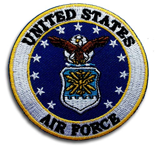 NeatPatch US Army Air Force USAF Patch bestickt zum Aufbügeln Liberty Eagle Militär Veteran Marine Aviator Top Gun von NeatPatch