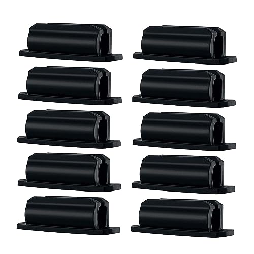 NeaxgeandX 10 Stück klebriger Silikon-Stifthalter, zuverlässig für Klemmbretter, Schreibtischzubehör, schwarz, 5,5 x 2 x 1,7 cm NeaxgeandX 10 Stück klebriger Silikon-Stifthalter, zuverlässig für Klemmbretter, Schreibtischzubehör, schwarz, 5,5 x 2 x 1,7 cm von NeaxgeandX