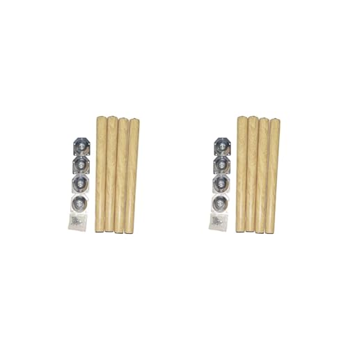 NeaxgeandX Möbelbeine aus Holz, 4 Stück, für Schreibtisch, Stuhl, Beistelltisch, Couchtisch, 40 cm, 2 Stück NeaxgeandX Möbelbeine aus Holz, 4 Stück, für Schreibtisch, Stuhl, Beistelltisch, Couchtisch, 40 cm, 2 Stück von NeaxgeandX