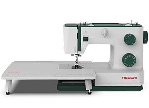Necchi Q421A nähmaschine, Innen aus Aluminium-Druckguss, ABS-Gehäuse, grün, Regular Necchi Q421A nähmaschine, Innen aus Aluminium-Druckguss, ABS-Gehäuse, grün, Regular von Necchi