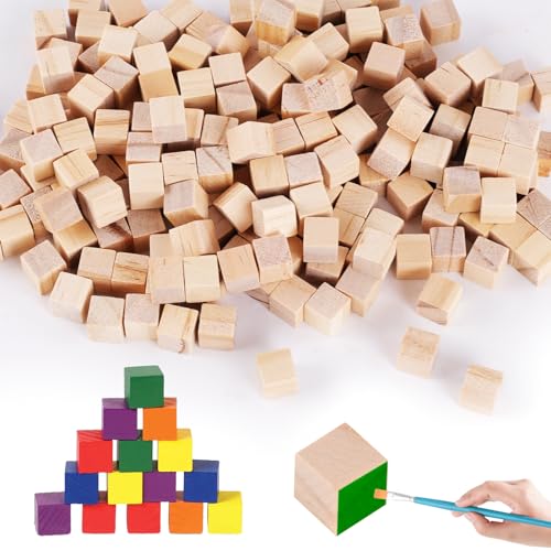 500 Stück Holz Würfel Deko, 10mm Kleine Holzwürfel Blanko zum Basteln, Quadrat Holzklötzchen, Bastelklötzchen, Holzklötze zum Basteln für DIY Handwerk Zahlen Malen Deko 500 Stück Holz Würfel Deko, 10mm Kleine Holzwürfel Blanko zum Basteln, Quadrat Holzklötzchen, Bastelklötzchen, Holzklötze zum Basteln für DIY Handwerk Zahlen Malen Deko von Necdeol