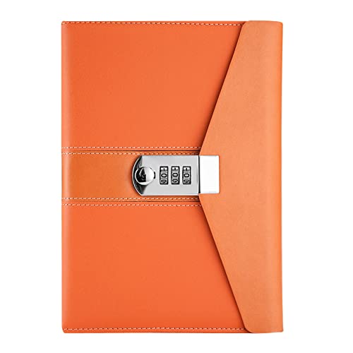NectaRoy Notizbuch mit Schloss, geheimes Tagebuch, PU-Leder, A5, Passwort, Reisetagebuch, gebunden, Notizblock, Alltag, mit Zahlenschloss, 22 x 15 cm NectaRoy Notizbuch mit Schloss, geheimes Tagebuch, PU-Leder, A5, Passwort, Reisetagebuch, gebunden, Notizblock, Alltag, mit Zahlenschloss, 22 x 15 cm von NectaRoy
