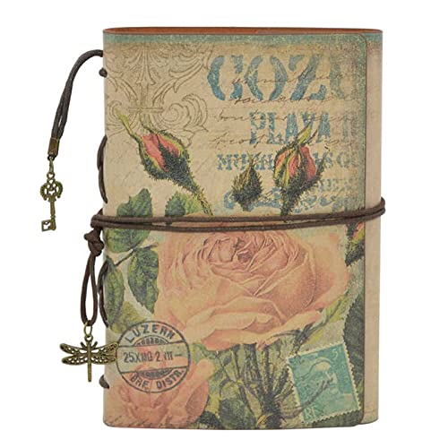 NectaRoy Retro Vintage Leather Writing Journal Notebook, European Style Spiral Bound Loose-leaf Refillable Daily Sketchbook Diary Traveler with Blank Inserts and Zipper Pocket, 185x130mm NectaRoy Retro Vintage Leather Writing Journal Notebook, European Style Spiral Bound Loose-leaf Refillable Daily Sketchbook Diary Traveler with Blank Inserts and Zipper Pocket, 185x130mm von NectaRoy