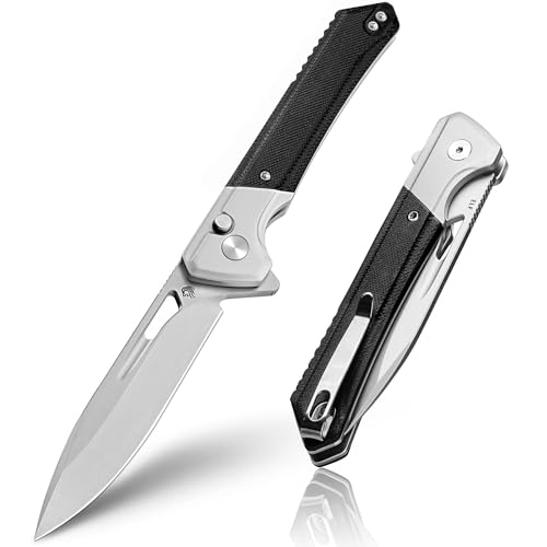 NedFoss ELF II Klappmesser, 8.5CM 14C28N Stahl Taschenmesser mit Button-Lock, Einhandmesser mit G10 Griff, Outdoor Messer mit Gürtelclip, Survival Messer für den Alltag, Sammlung & Geschenk NedFoss ELF II Klappmesser, 8.5CM 14C28N Stahl Taschenmesser mit Button-Lock, Einhandmesser mit G10 Griff, Outdoor Messer mit Gürtelclip, Survival Messer für den Alltag, Sammlung & Geschenk von NedFoss