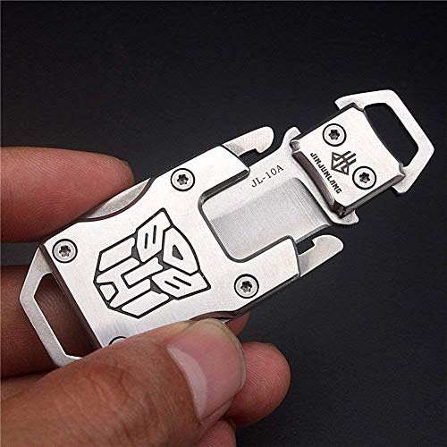 NedFoss Messer Outdoor Mini Klein EDC Taschenmesser Taschenwerkzeug Gürtelmesser (Silber) von NedFoss