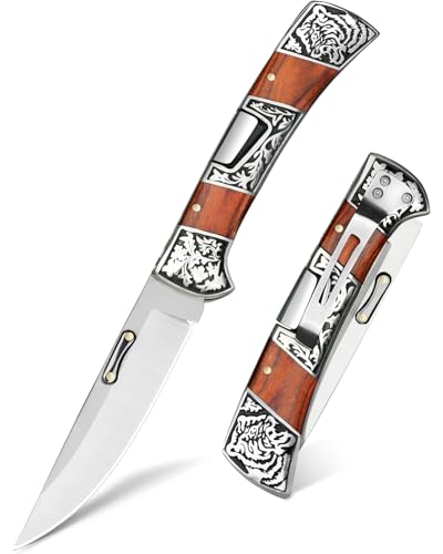 NedFoss SMILODON Zweihandmesser, 10cm 7Cr13MoV Stahl Klappmesser mit Back Lock, Taschenmesser mit Glip, Mitführen in Deutschland erlaubt, EDC Messer für den Alltag, Sammlung & Geschenk NedFoss SMILODON Zweihandmesser, 10cm 7Cr13MoV Stahl Klappmesser mit Back Lock, Taschenmesser mit Glip, Mitführen in Deutschland erlaubt, EDC Messer für den Alltag, Sammlung & Geschenk von NedFoss