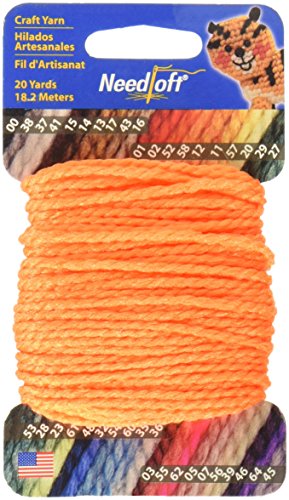 Needloft Craft Garn, 20-Yard, Bright Orange von Cottage Mills