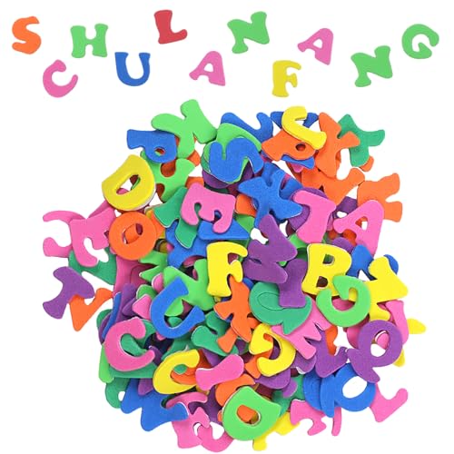 Neerow 390 Stück Moosgummi Buchstaben, Schaumstoff Buchstaben Aufkleber Bunt, Alphabet Selbstklebende Buchstaben Sticker für Schultüte Schulkind Kinder Schulanfang Einschulung Neerow 390 Stück Moosgummi Buchstaben, Schaumstoff Buchstaben Aufkleber Bunt, Alphabet Selbstklebende Buchstaben Sticker für Schultüte Schulkind Kinder Schulanfang Einschulung von Neerow