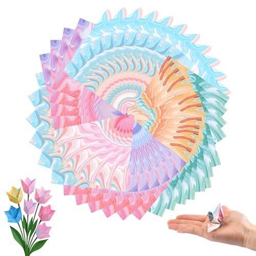 Neerow 400 Blatt Origami Papier, Faltpapier 9.5 X 9.5 cm, 4 Farbverlauf Stile Bastelpapier Bunt, Doppelseitig Origamipapier für Kinder und Erwachsene DIY Bastelprojekte Neerow 400 Blatt Origami Papier, Faltpapier 9.5 X 9.5 cm, 4 Farbverlauf Stile Bastelpapier Bunt, Doppelseitig Origamipapier für Kinder und Erwachsene DIY Bastelprojekte von Neerow