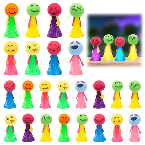 Neikafan Spring Launchers 24 Stück Jumping Spielzeug Kinder, Spring Launchers Toys für Party Mitgebsel Gastgeschenk zum Kinder Feder Springendes Spielzeug Jumping Kinders von Neikafan