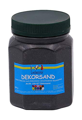 XL Dose Dekosand | Schwarz | Farbsand | Feine Körnung | Bastelsand | 850g | Wiederverschließbare Dose | Schadstofffrei XL Dose Dekosand | Schwarz | Farbsand | Feine Körnung | Bastelsand | 850g | Wiederverschließbare Dose | Schadstofffrei von Nein