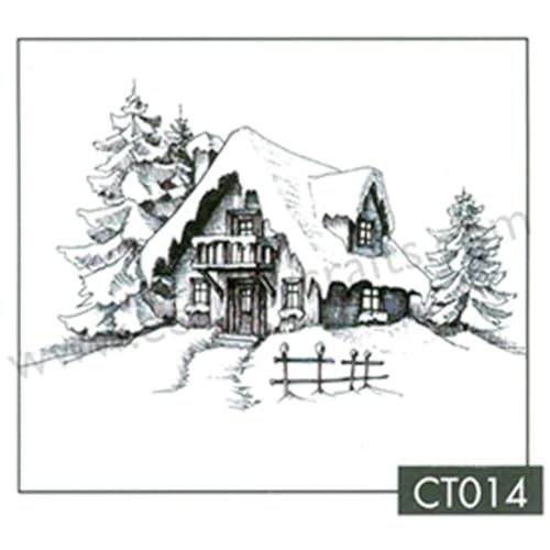Clear Stamps - Christmas time - Snowy house von Nellie Snellen
