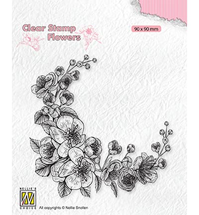 Clear Stamp - Blossom corner Clear Stamp - Blossom corner von Nellie's Choice