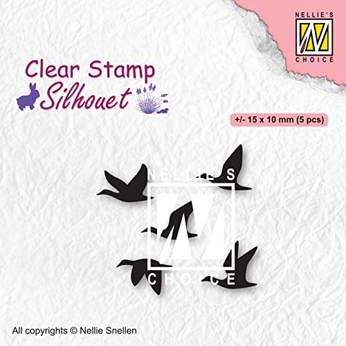 Nellie's Choice Clear Stamps - Flying Birds von Nellie's Choice