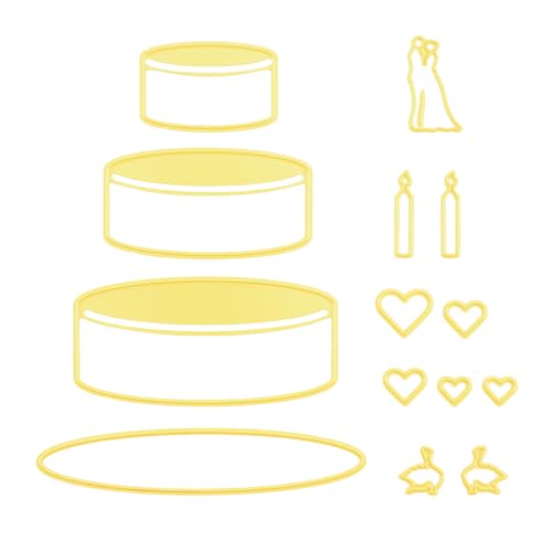 Nellie's Choice SD281 Stanzschablone Hochzeitstorte-Stück-Stanzform-Karten Basteln-Bastel Scrapbooking, Weihnachten und DIY-Scrapbook Zubehör, Gelb, 95x100mm Nellie's Choice SD281 Stanzschablone Hochzeitstorte-Stück-Stanzform-Karten Basteln-Bastel Scrapbooking, Weihnachten und DIY-Scrapbook Zubehör, Gelb, 95x100mm von Nellie's Choice