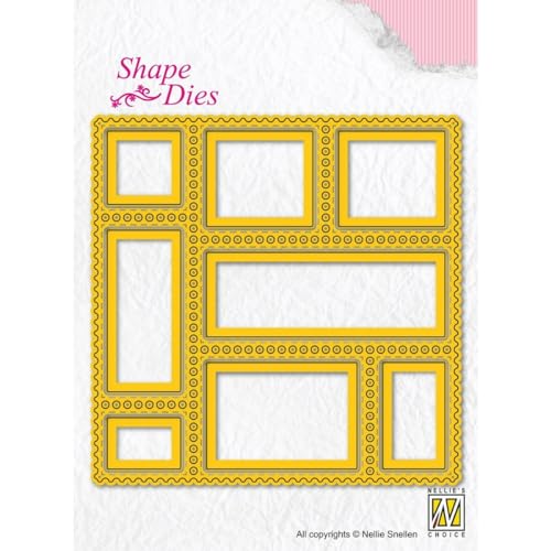 Nellie's Choice SD303 Stanzschablone Briefmarke-10,1 Stück-Stanzform-Karten Basteln-Bastel Scrapbooking, Weihnachten und DIY-Scrapbook Zubehör, Gelb, 10,1 x 10,1 cm Nellie's Choice SD303 Stanzschablone Briefmarke-10,1 Stück-Stanzform-Karten Basteln-Bastel Scrapbooking, Weihnachten und DIY-Scrapbook Zubehör, Gelb, 10,1 x 10,1 cm von Nellie's Choice