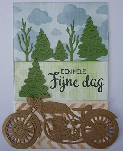 Nellie's Choice SDB001 Stanzschablone Motorrad-Stanzformen von 12,1 x 6 cm geignet für Stanzmaschine-Bastelzubehör für Karten Basteln, Scrapbooking und DIY, Metal, Blau, 121x60mm von Nellie's Choice