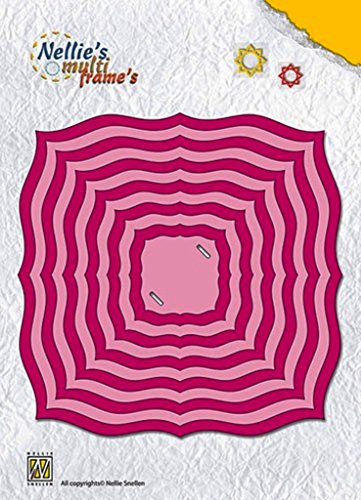 Nellie's Choice Stanzschablone Rahmen-Cutting Die-Multi Frame Dies 12 Stück-11,1 x 11,6 cm-für Karten Basteln-Bastel Scrapbooking-Scrapbook Zubehör, Rosa, 11,09 x 11,6 cm Nellie's Choice Stanzschablone Rahmen-Cutting Die-Multi Frame Dies 12 Stück-11,1 x 11,6 cm-für Karten Basteln-Bastel Scrapbooking-Scrapbook Zubehör, Rosa, 11,09 x 11,6 cm von Nellie's Choice
