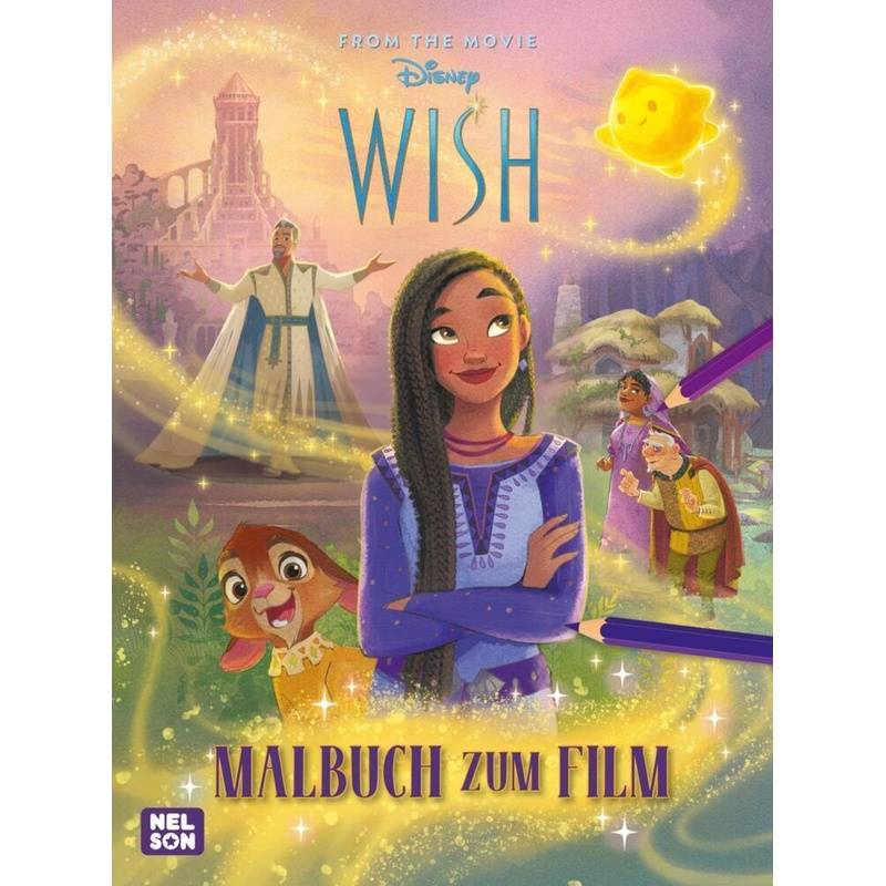 Disney Wish: Malbuch Zum Film, Kartoniert (TB) von Nelson