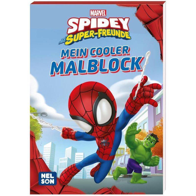 Marvel Spidey Und Seine Superfreunde: Mein Cooler Malblock, Kartoniert (TB) von Nelson