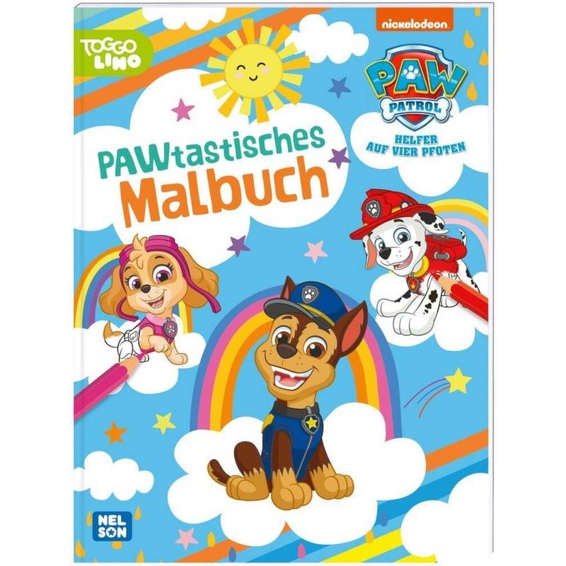 Paw Patrol Kindergartenheft: Pawtastisches Malbuch, Kartoniert (TB) von Nelson