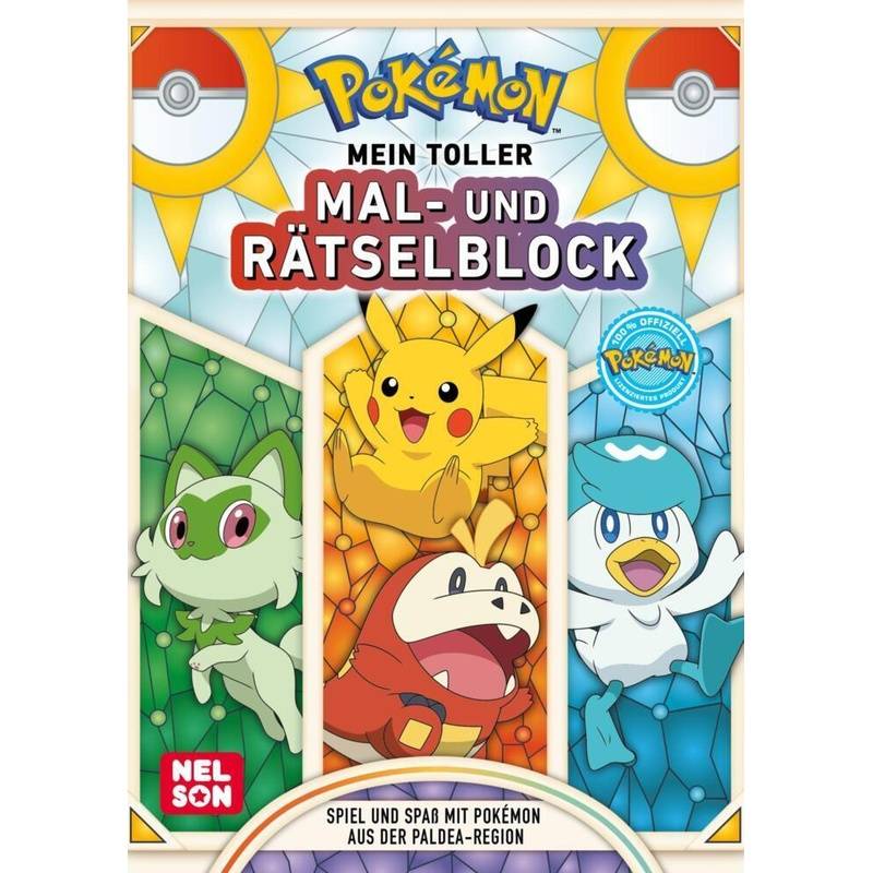 Pokémon Activity-Buch: Mein Toller Mal- Und Rätselblock, Kartoniert (TB) von Nelson