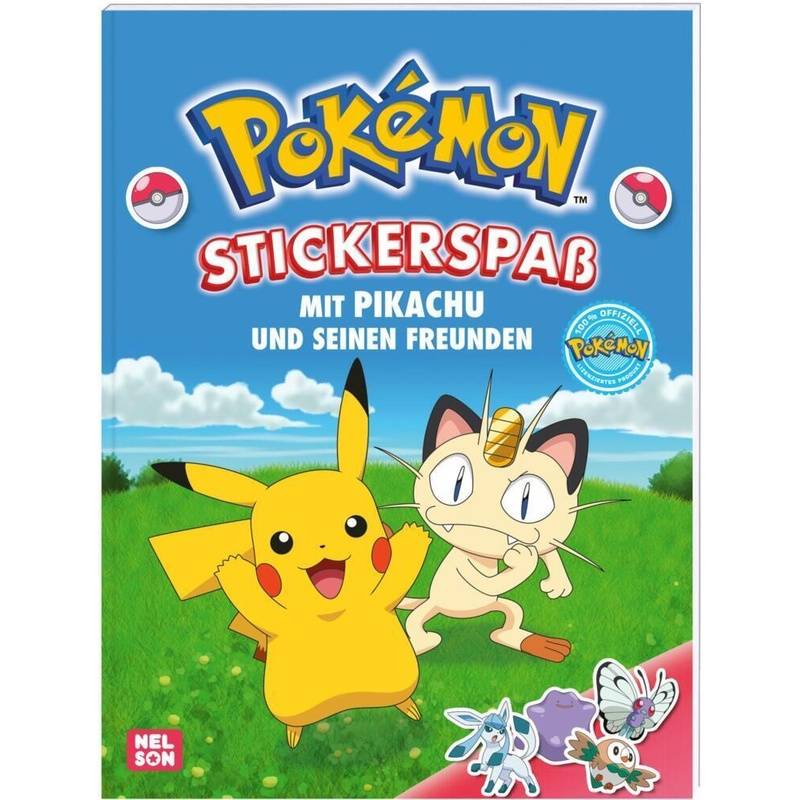 Pokémon Activity-Buch: Stickerspaß Mit Pikachu Und Seinen Freunden, Kartoniert (TB) von Nelson