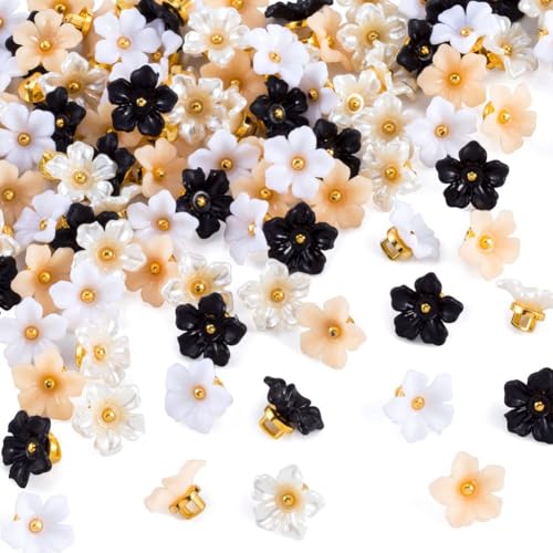 Nemeae 100 Stück 12,5 mm Kunststoff-Nähknöpfe in Blumenform für Bastelarbeiten, Kleidung und DIY-Projekte, Scrapbook-Dekoration, Einfache Installation, Einfach zu Verwenden Nemeae 100 Stück 12,5 mm Kunststoff-Nähknöpfe in Blumenform für Bastelarbeiten, Kleidung und DIY-Projekte, Scrapbook-Dekoration, Einfache Installation, Einfach zu Verwenden von Nemeae