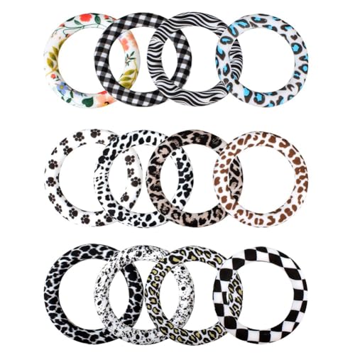 Nemeae 16 O-Ringe mit Perlen aus Silikon, Schnalle aus Silikon mit 2 Löchern, 65 mm Silikonperle für Schlüsselanhänger, Anhänger DIY Nemeae 16 O-Ringe mit Perlen aus Silikon, Schnalle aus Silikon mit 2 Löchern, 65 mm Silikonperle für Schlüsselanhänger, Anhänger DIY von Nemeae