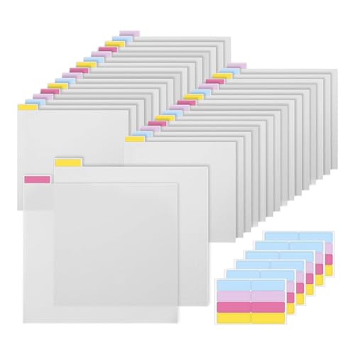 Nemeae 32Piece Scrapbook-Label-Trennset-Kit Zur Unterteilung Von 30.48X30.48cm Scrapbook-Papier und Karton von Nemeae