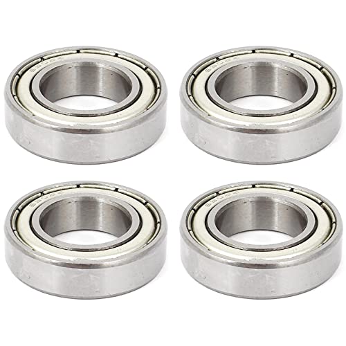 Nemeae 4X 6902Z 15 x 28 x 7mm Metall Geschirmt Miniatur Tiefe Rille Radial Kugellager von Nemeae