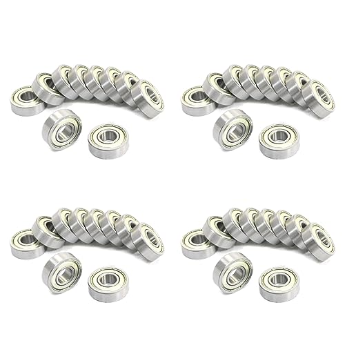 Nemeae 6000Z 10 mm x 26 mm x 8 mm Abgedichtete Rillenkugellager 40 Stk von Nemeae