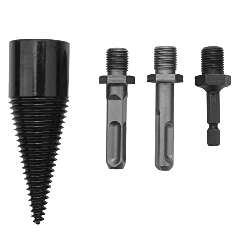 Nemeae Abnehmbarer Brennholz Spalter Bohrer Bits, Spalter Bohrer Bits Geteilte Bohr Werkzeuge Bohrer Bits Hacker Nemeae Abnehmbarer Brennholz Spalter Bohrer Bits, Spalter Bohrer Bits Geteilte Bohr Werkzeuge Bohrer Bits Hacker von Nemeae
