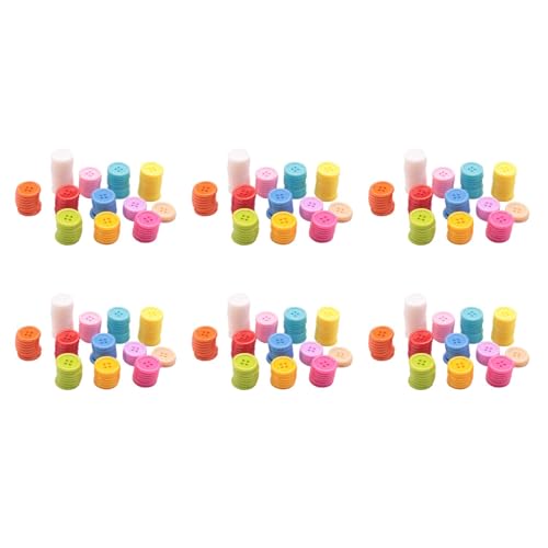 Nemeae DIY Farbe Zufaellig Lot Von 600 Craft Sewing Buttons Fuer Kinder DIY Spielzeug, Kunststoff, Zufaellige Farbe, 20mm von Nemeae