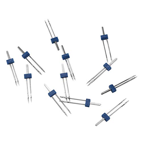Nemeae Doppelstricknadeln, 12 Stück, Doppelnadeln, mit Kunststoffbox für Haushaltsnähmaschine, 3 verschiedene Größen 2,0/90, 3,0/90, 4,0/90 Nemeae Doppelstricknadeln, 12 Stück, Doppelnadeln, mit Kunststoffbox für Haushaltsnähmaschine, 3 verschiedene Größen 2,0/90, 3,0/90, 4,0/90 von Nemeae