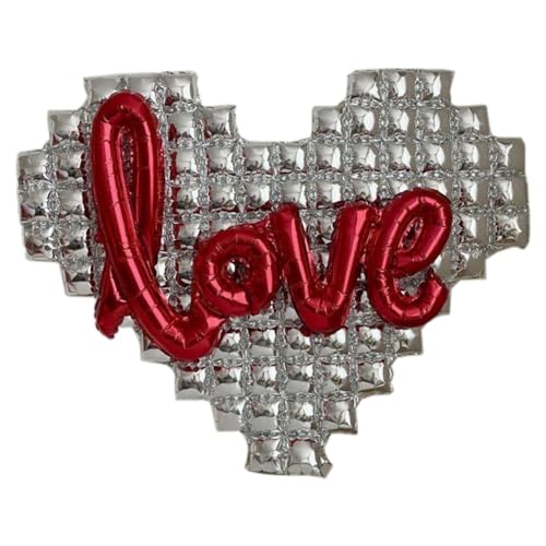 Nemeae Hintergrund Wand Blatt Ballon Liebe Buchstaben Luftballons für Hochzeit Valentinstag D von Nemeae