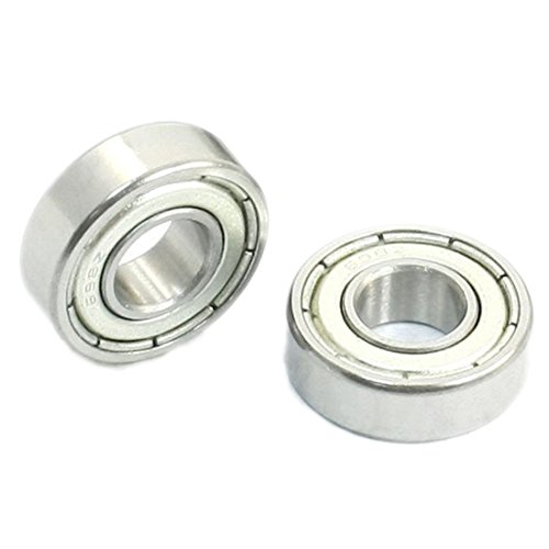 Nemeae Nemeae(R) 8 mm x 19 mm x 6 mm tiefe Kehle, wasserdicht, Radialkugellager, 698Z, 10 Stück von Nemeae