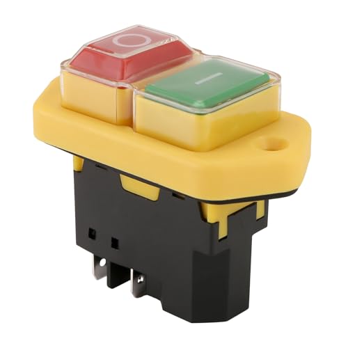 Nemeae YH02-A Elektromagnetischer Schalter 220 V 15 A 5-Poliger Start-Druckknopf für Wasserdichtes Panel für Werkzeugmaschinenausrüstung Nemeae YH02-A Elektromagnetischer Schalter 220 V 15 A 5-Poliger Start-Druckknopf für Wasserdichtes Panel für Werkzeugmaschinenausrüstung von Nemeae