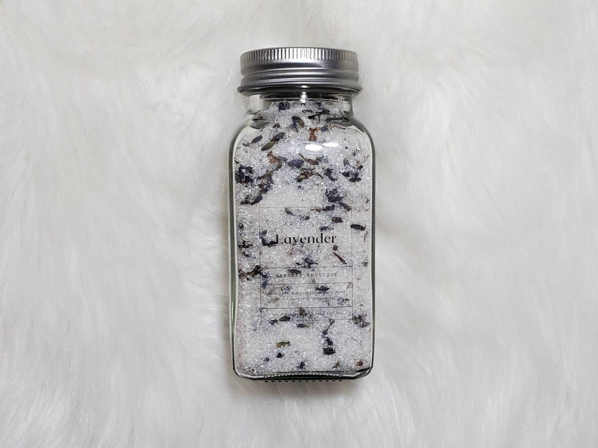 Lavendel Badesalz, 220 Ml. Spa, Beruhigendes Badesalz Lavendel Badesalz, 220 Ml. Spa, Beruhigendes Badesalz von NemesisBoutique