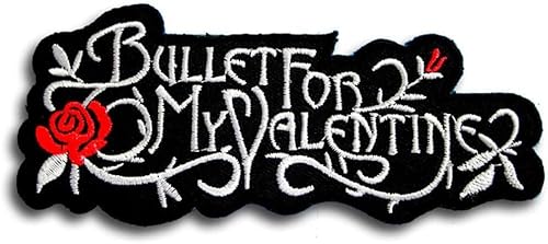NeoRich Bullet for My Valentine Bestickter Aufnäher zum Aufbügeln, Abzeichen für Biker, Punk, Heavy Metal Hard Rock für Jacke, Corp Top, Tankpullover, Musikband NeoRich Bullet for My Valentine Bestickter Aufnäher zum Aufbügeln, Abzeichen für Biker, Punk, Heavy Metal Hard Rock für Jacke, Corp Top, Tankpullover, Musikband von NeoRich