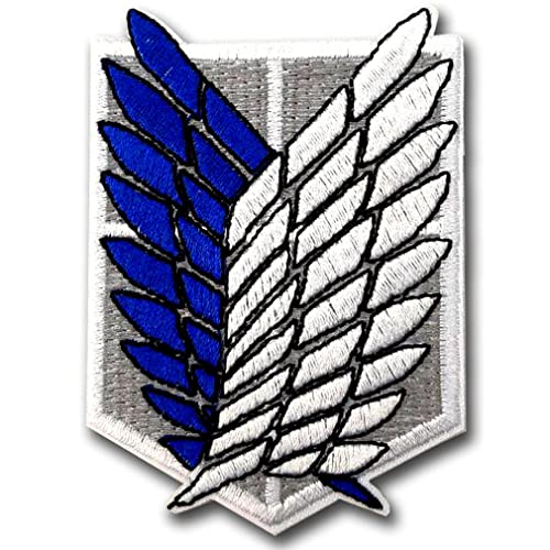 NeoRich Wings of Freedom Survey Corps Titan Patch Embroidered Sewing Iron on Scout Regiment Liberty Military von NeoRich