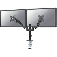 Neomounts Monitor-Halterung DS70-750BL2 schwarz für 2 Monitore, Tischklemme, Tischbohrung von Neomounts