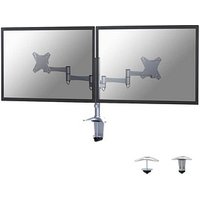 Neomounts Monitor-Halterung FPMA-D1330D silber für 2 Monitore, Tischklemme, Tischbohrung von Neomounts