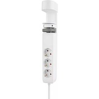 Neomounts DS22-840BL6 3-fach Tischsteckdose 1,4 m weiß mit USB-Buchse von Neomounts