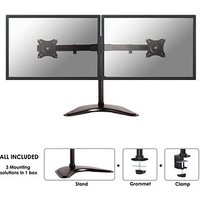 Neomounts Monitor-Halterung NM-D335 schwarz für 2 Monitore, Tischständer von Neomounts