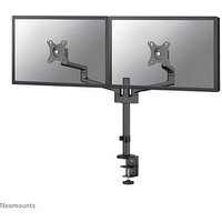 Neomounts Monitor-Halterung schwarz für 2 Monitore, Tischklemme von Neomounts