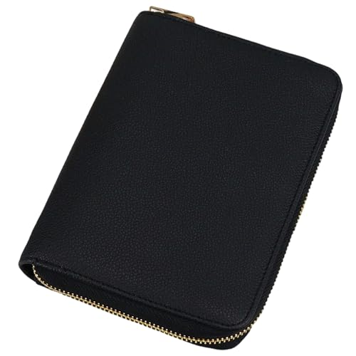 Neroyaner A7-Ordner-Brieftasche A7-Ordner-Brieftasche -Planer aus PU-Leder mit Reißverschluss nachfüllbarer -Organizer mit 6 Ringen und Fach für Damen und Herren Neroyaner A7-Ordner-Brieftasche A7-Ordner-Brieftasche -Planer aus PU-Leder mit Reißverschluss nachfüllbarer -Organizer mit 6 Ringen und Fach für Damen und Herren von Neroyaner