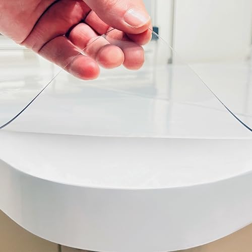 Tischfolie als transparenter Tischschutz, transparente Folien-Tischdecke, Schmutzabweisend, abwischbar und individuell zuschneidbar – 2 mm Tischfolie als transparenter Tischschutz, transparente Folien-Tischdecke, Schmutzabweisend, abwischbar und individuell zuschneidbar – 2 mm von Neruma
